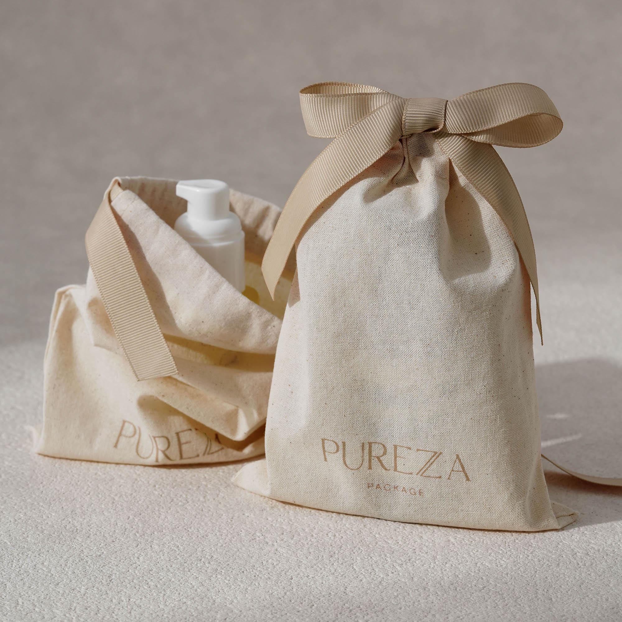ถุงผ้าฝ้ายธรรมชาติแบบปรับแต่งไ - Luxury Skincare Packaging บทวิจารณ์และราคา